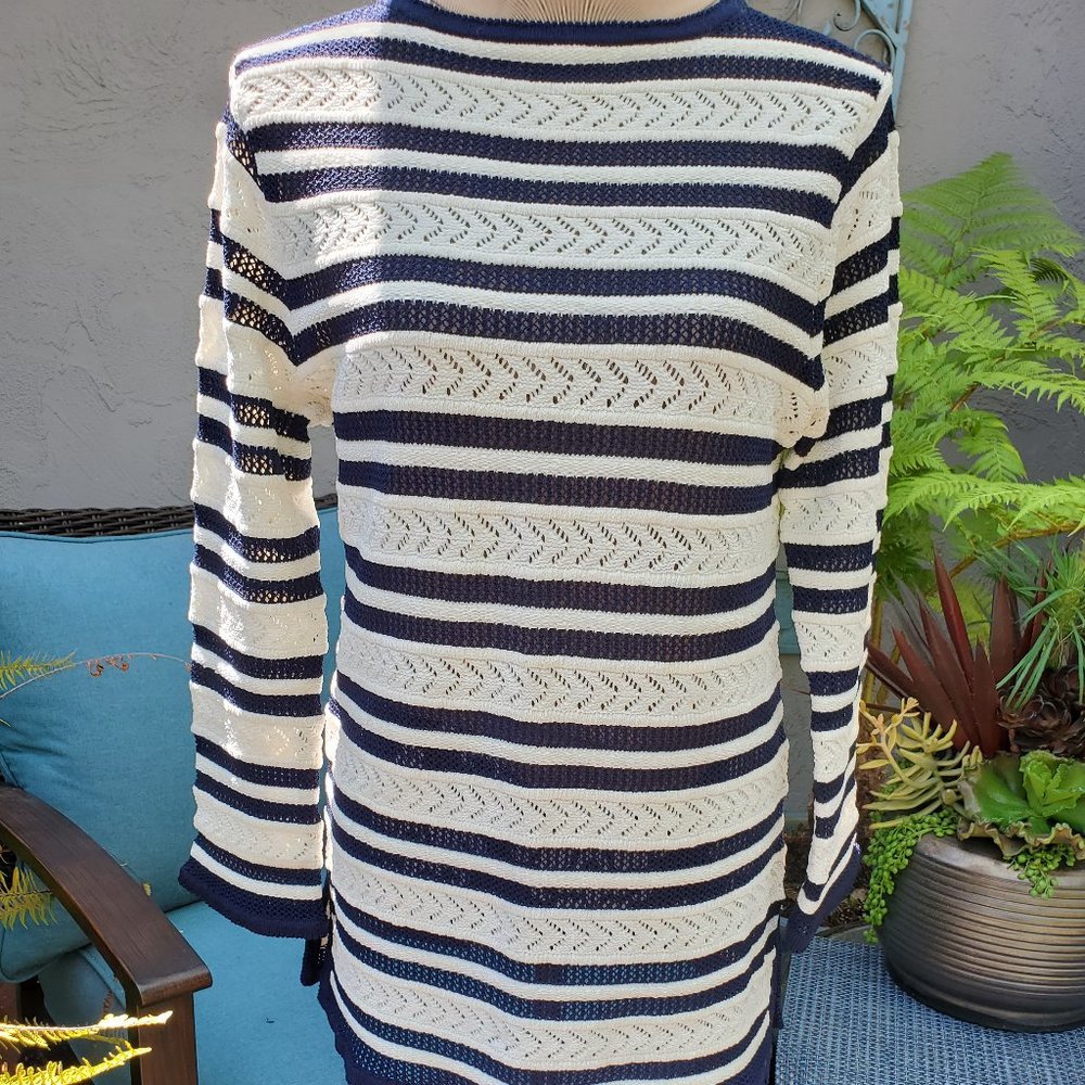 St. John Collection Nautical Knit Pullover